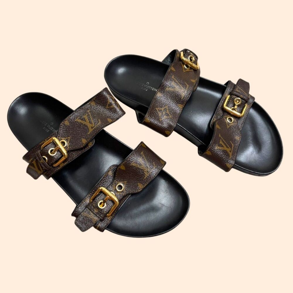 Louis Vuitton Monogram Bom Dia Mules
